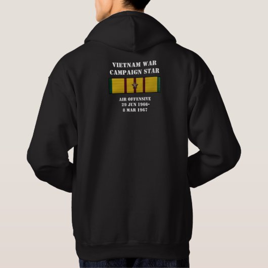Kampagne für Luftangriffe Hoodie (Rückseite)