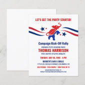 Kampagne für politische Fundraising Kickoff GOP (Vorne/Hinten)