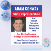 Kampagne für politische Wahlen im eigenen Land Flyer (Einzeln)