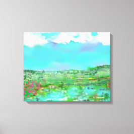 Kampagne im Frühjahr Leinwanddruck