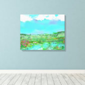 Kampagne im Frühjahr Leinwanddruck (Insitu (Holzboden))