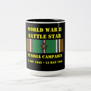 Kampagne in Tunesien Zweifarbige Tasse