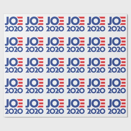 Kampagne JOE BIDEN 2020 Geschenkpapier (Flach)