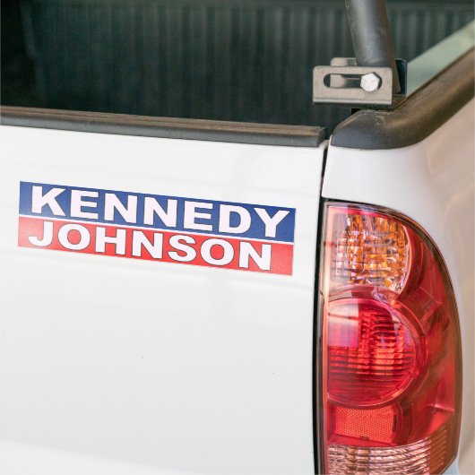 Kampagne Kennedys Johnson Autoaufkleber (Auf Lkw)