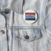 Kampagne Kennedys Johnson Button (Beispiel)