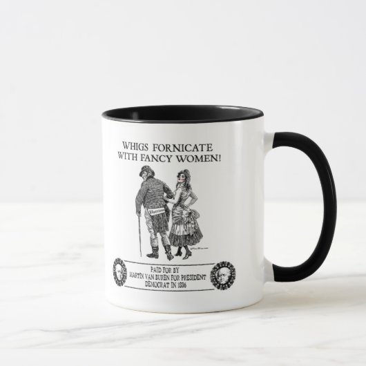 Kampagne Martin Van Burens 1836 Tasse (Rechts)