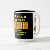 Kampagne "Tinian Capture & Beruf" Zweifarbige Tasse (VorderseiteRechts)