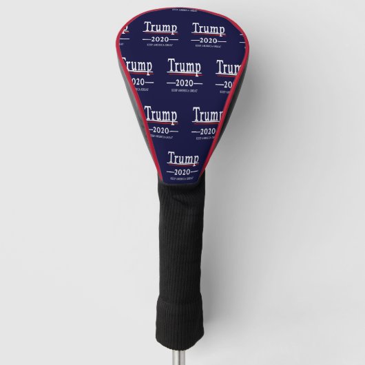 Kampagne Trump 2020 Golf Club Head Cover Headcover (Vorderseite)
