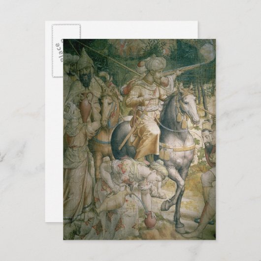 Kampagne von Kaiser Charles V gegen die Türken Postkarte (Vorne/Hinten)