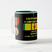 Kampagne zur Bekämpfung der Offensive Zweifarbige Tasse (Vorderseite Links)