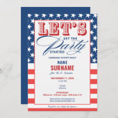 Kampagne zur politischen Fundraising-Initiative gi Einladung (Vorne/Hinten)