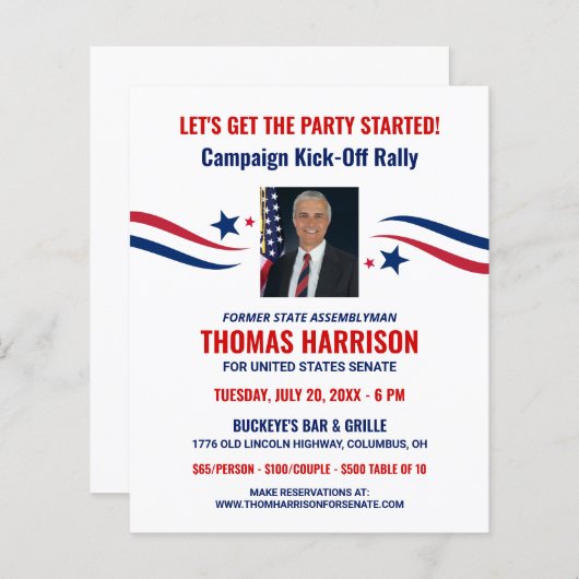 Kampagne zur politischen Fundraising-Initiative Ki (Vorne/Hinten)