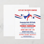 Kampagne zur politischen Fundraising Kickoff-Demok (Vorne/Hinten)