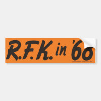 Kampagnen-Autoaufkleber 1968 Roberts Kennedy