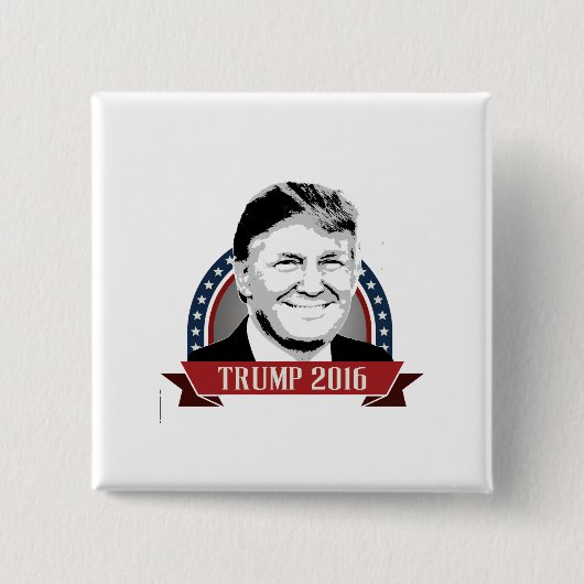 Kampagnen-Fahne des Trumpf-2016 Button (Vorderseite)