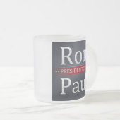 Kampagnen-Kaffee Ron Pauls 2012/Tee-Schale Mattglastasse (VorderseiteRechts)