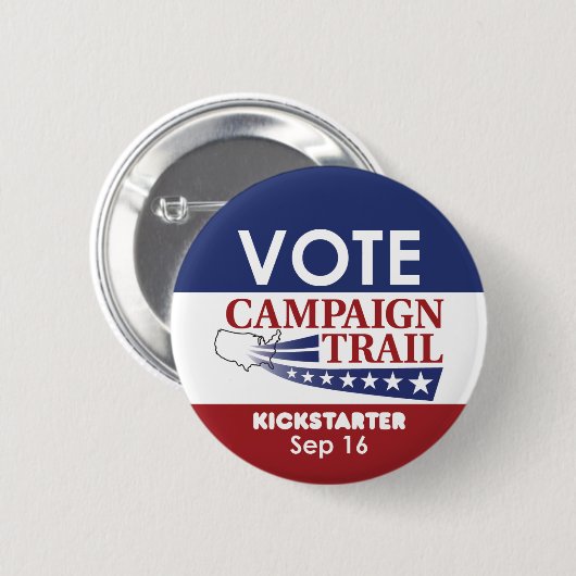 Kampagnen-Knopf Button (Vorne & Hinten)
