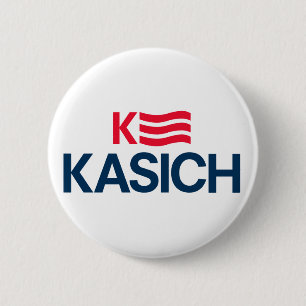 Kampagnen-Knopf Johns Kasich 2016 - 2,25" rund Button
