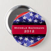 Kampagnen-Knopf Michele BACHMANN 2012 Button (Vorne & Hinten)