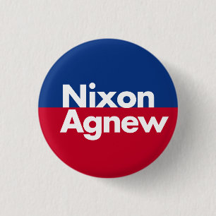 Kampagnen-Knopf Nixon Agnew 1968 Button