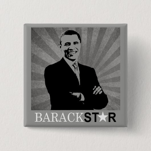Kampagnen-Knopf Obama 2012 - Barack Stern Button (Vorderseite)