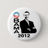 Kampagnen-Knopf Obama 2012 Button (Vorderseite)