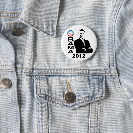Kampagnen-Knopf Obama 2012 Button (Beispiel)