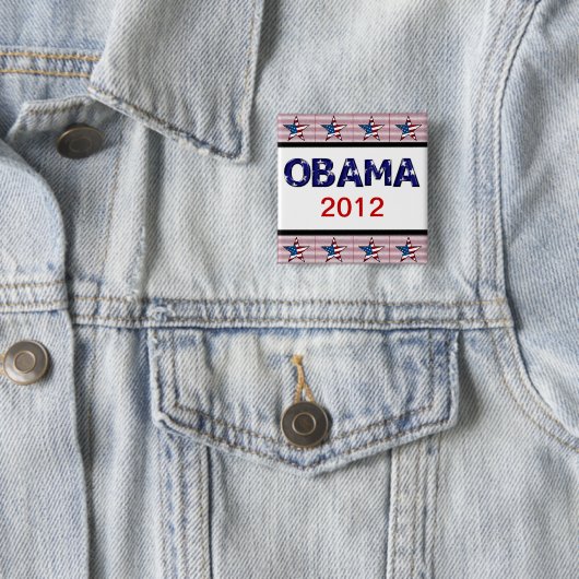 KAMPAGNEN-KNOPF OBAMA 2012 BUTTON (Beispiel)