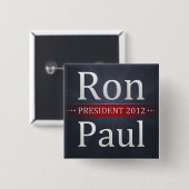 Kampagnen-Knopf Ron Pauls 2012 Button (Vorne & Hinten)