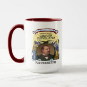 Kampagnen-Tasse Grover Cleveland 1884 Tasse (Links)