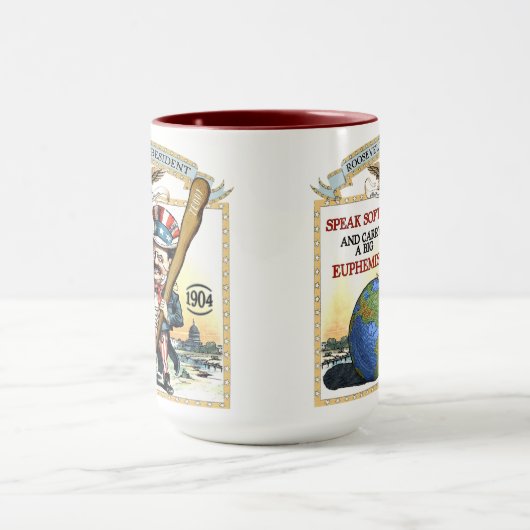 Kampagnen-Tasse Teddy Roosevelt 1904 Tasse (Zentrum)