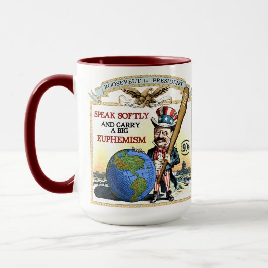 Kampagnen-Tasse Teddy Roosevelt 1904 Tasse (Links)