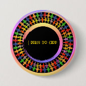 Kampagnenfarben "Ich kümmere mich wirklich" Button (Vorderseite)