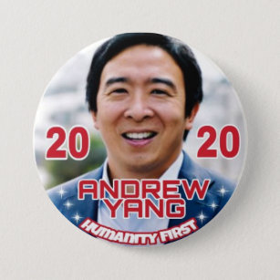 Kampagnenknopf - Präsidentschaftskandidat Andrew Button