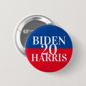 Kampagnenschaltfläche "Blue and Red Biden Harris" Button (Vorne & Hinten)