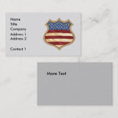 Kampagnenschild Visitenkarte (Vorne/Hinten)