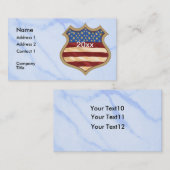 Kampagnenschild Visitenkarte (Vorne/Hinten)