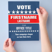 Kampagnenvorlage Flyer (Hand)