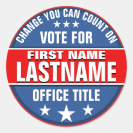 Kampagnenvorlage Runder Aufkleber