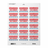 Kampagnenwerbung Adressaufkleber (Vorne)