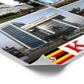 Kampala - Mosaik - Uganda - Poster (Ecke)