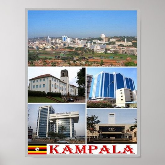 Kampala - Mosaik - Uganda - Poster (Vorne)