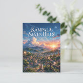 Kampala Sieben Hügel Uganda Postkarte (Stehend Vorderseite)