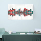 Kampala Skyline Banner (Messeveranstaltung)