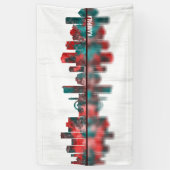 Kampala Skyline Banner (Vertikal)