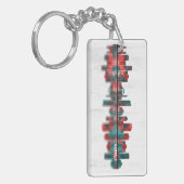 Kampala Skyline Schlüsselanhänger (Vorderseite links)