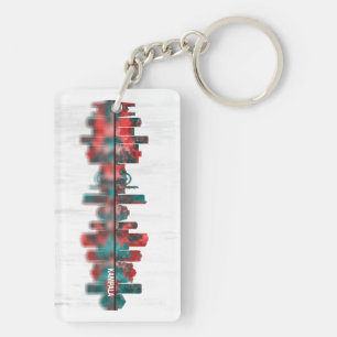 Kampala Skyline Schlüsselanhänger