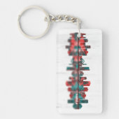 Kampala Skyline Schlüsselanhänger (Vorderseite)