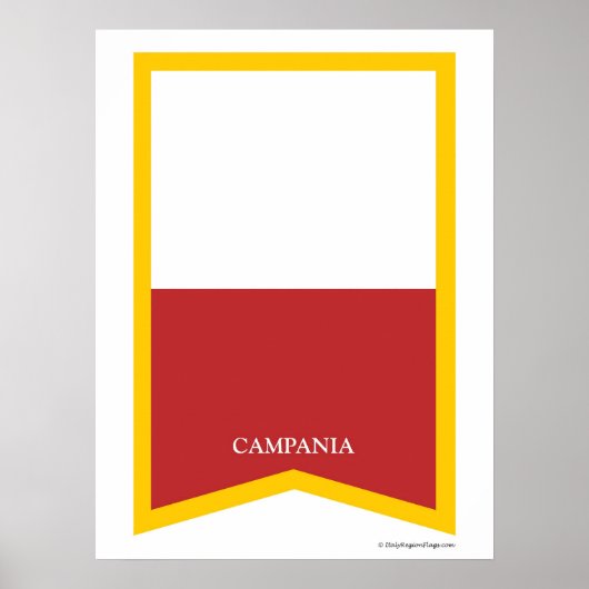 Kampanien Italien Region Kunstposter Poster (Vorne)