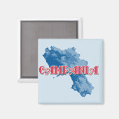 Kampanien Magnet (Vorderseite/Rückseite)